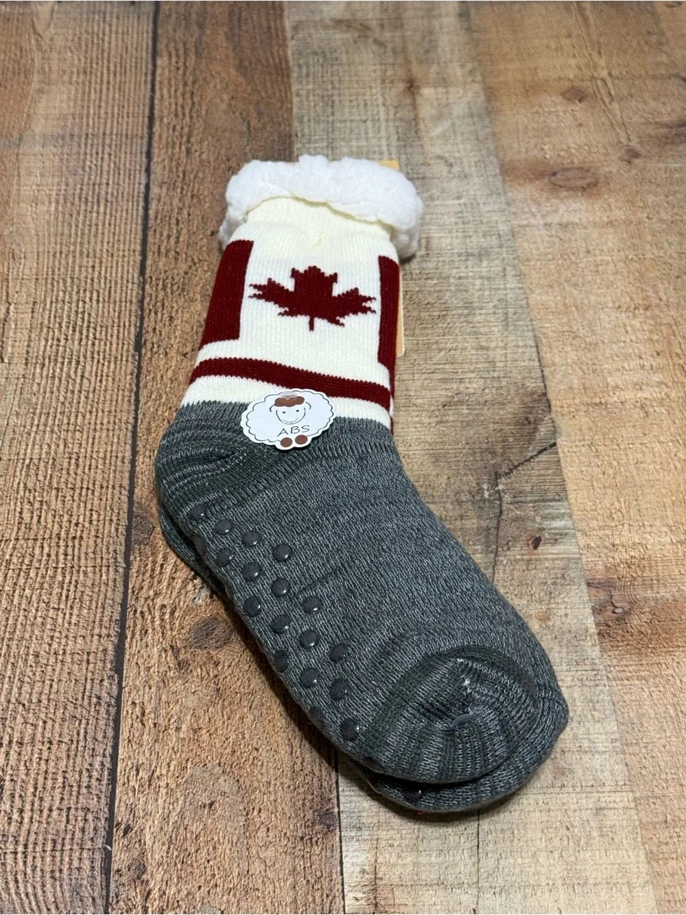 Brand New River Wear Northern Comfort Sherpa-Lined Grip women Slipper Socks